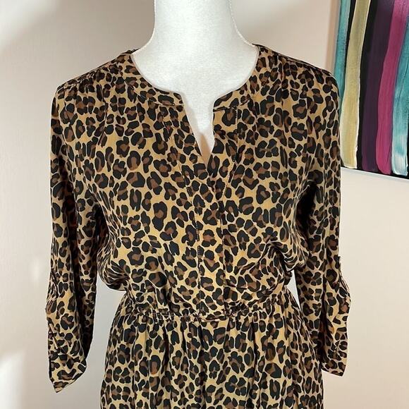Old Navy leopard print dress, size S - Picture 2 of 9
